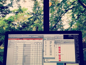 Home office view
